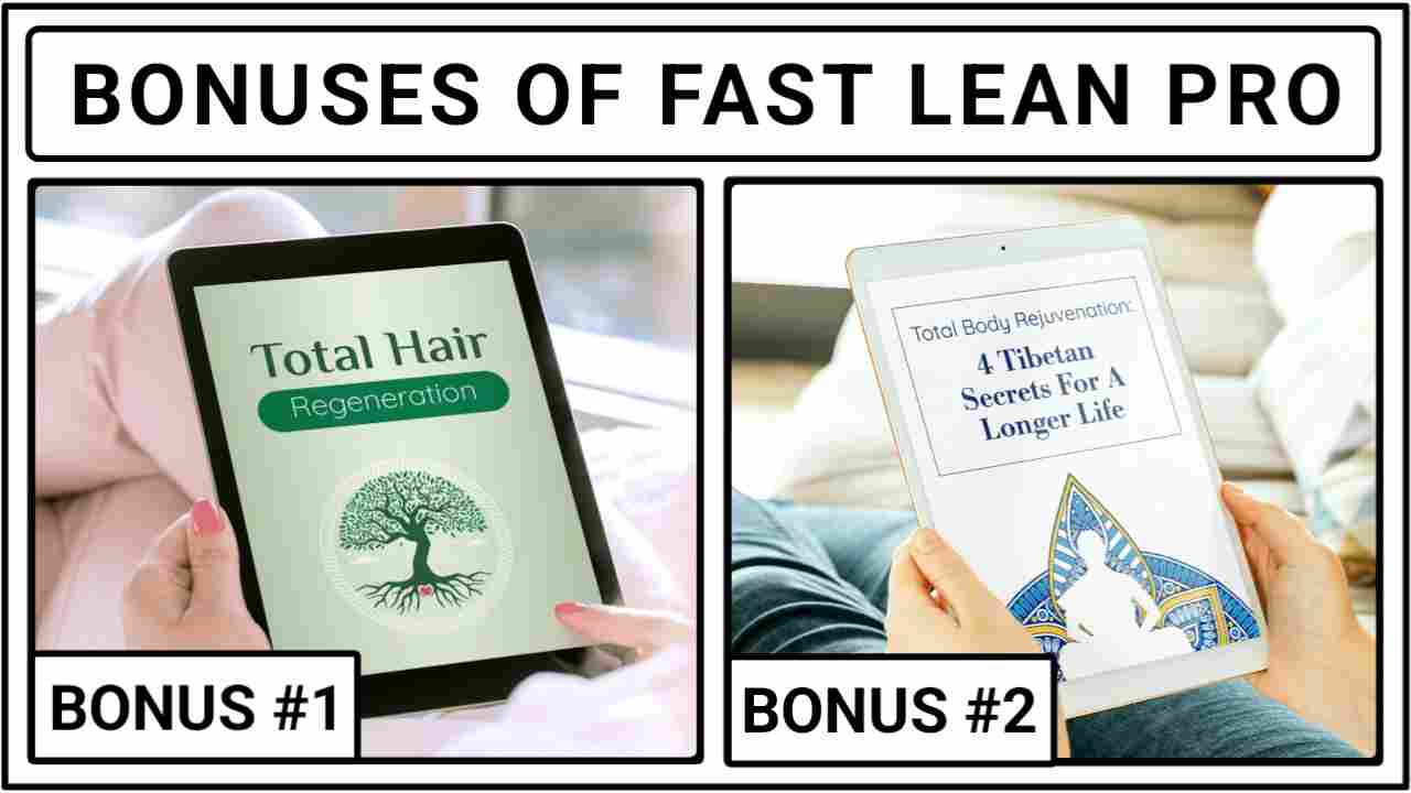 Bonuses of Fast Lean Pro