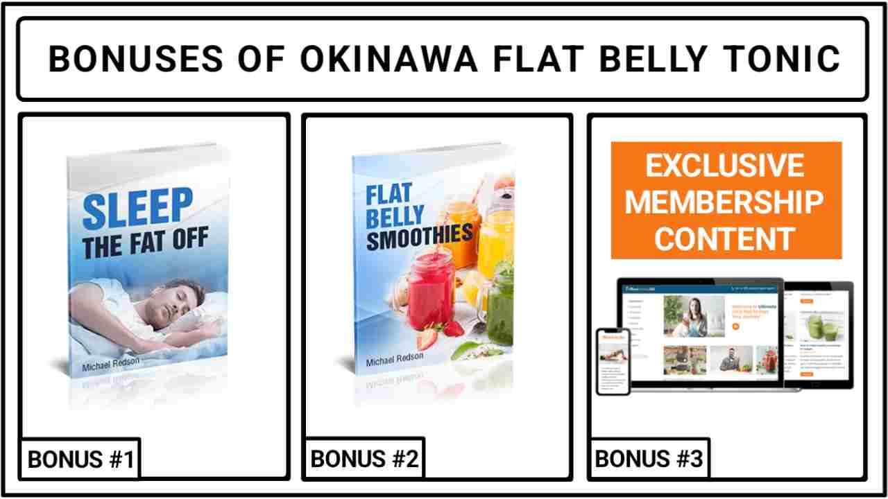 Okinawa Flat Belly Tonic Bonuses
