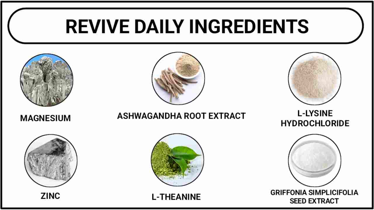 Revive Daily Ingredients