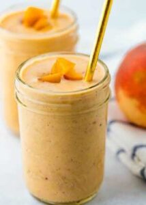 peaches and whole milk smoothie